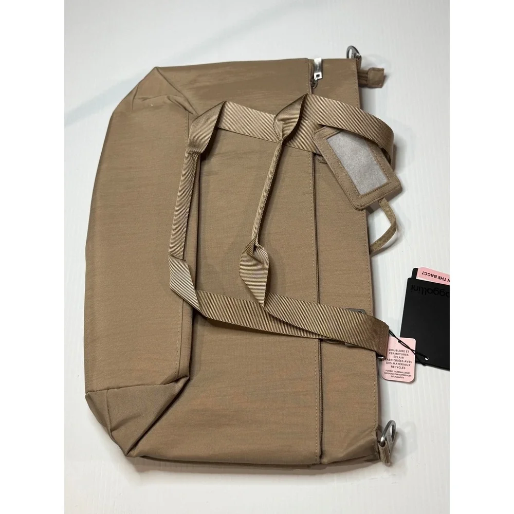 Baggallini Avenue Tote Bag Beach Taupe Convertible Laptop‎ Travel Work Comfort